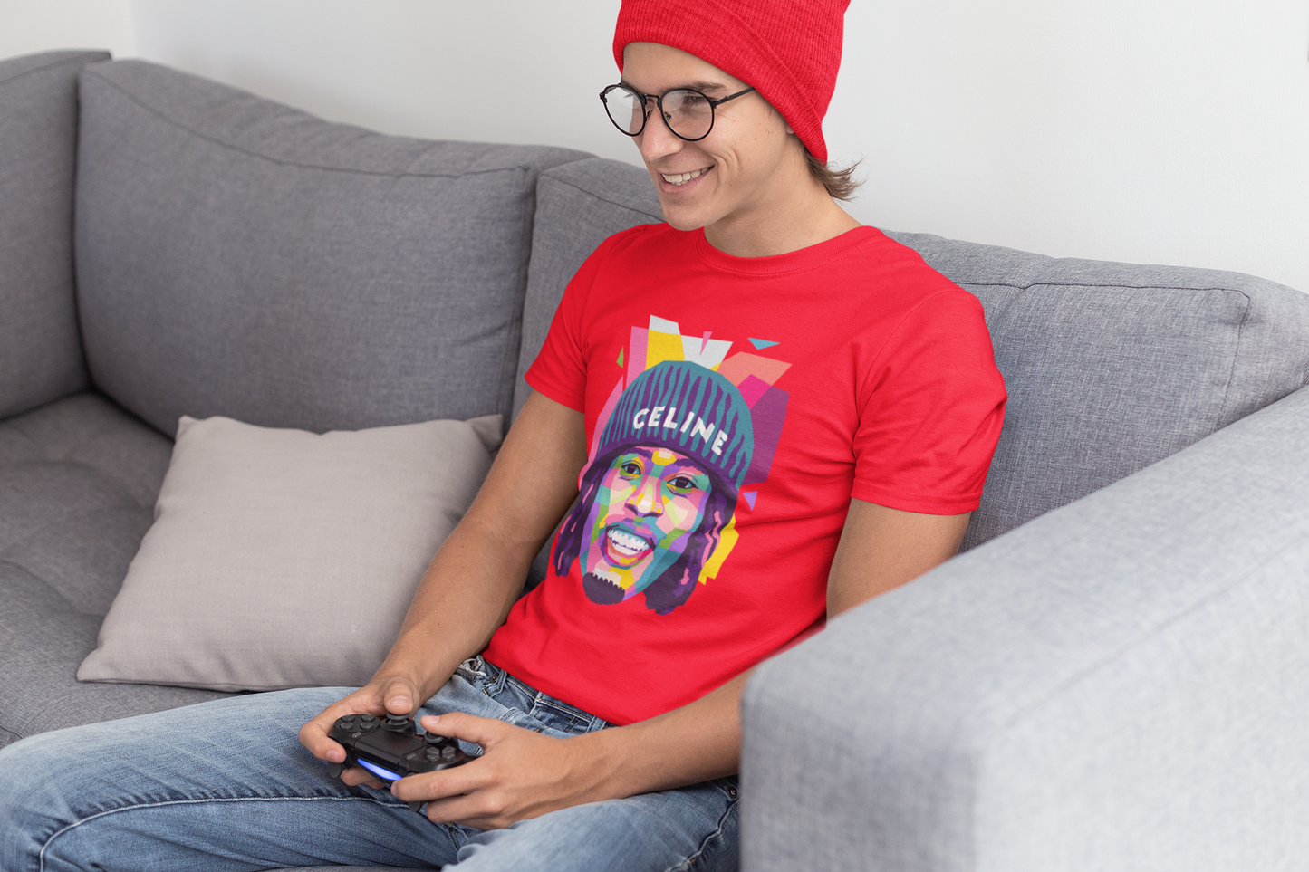 Kai Cenat Digital Pop Art n Portrait: Digital Content Influencer