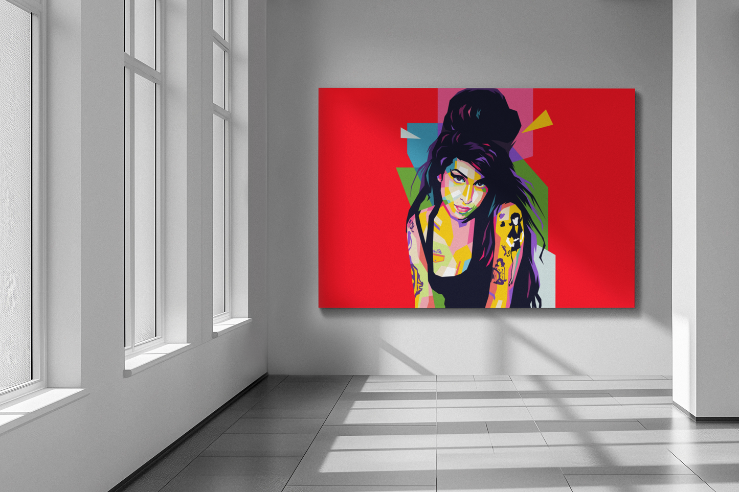Amy Winehouse Pop Art Print: British Music Legend