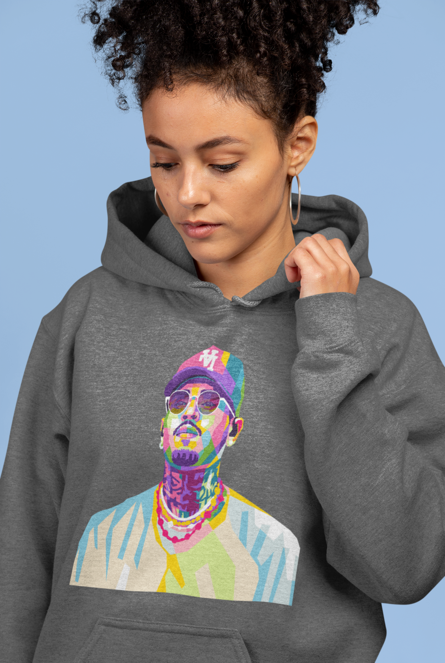 Chris Brown WPAP Digital Pop Art