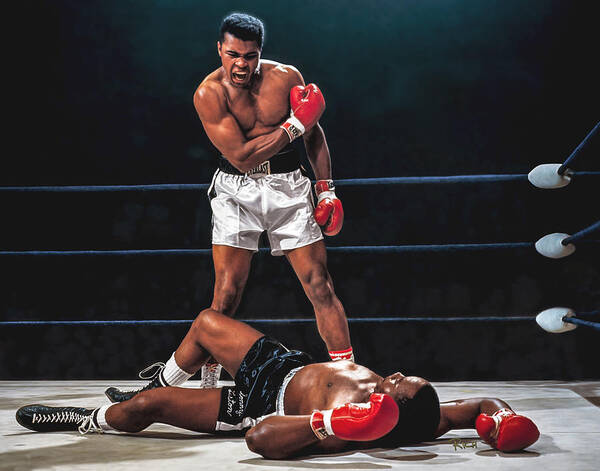 Muhammad Ali WPAP Digital Pop Art