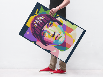 Eminem WPAP Pop Art Portrait: Slim Shady Digital Download