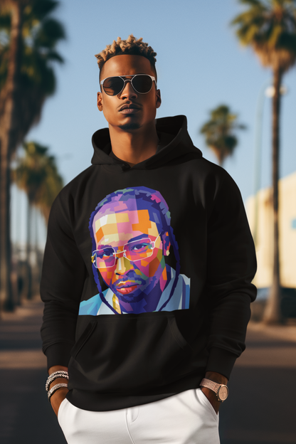 Pop Smoke WPAP Digital Pop Art – The Woo Forever