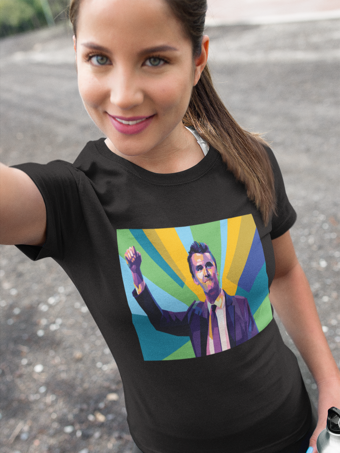 Charlie Kirk WPAP Digital Pop Art – Bold Geometric Portrait | Wall Art, Canvas, T-Shirt & Hoodie Apparel
