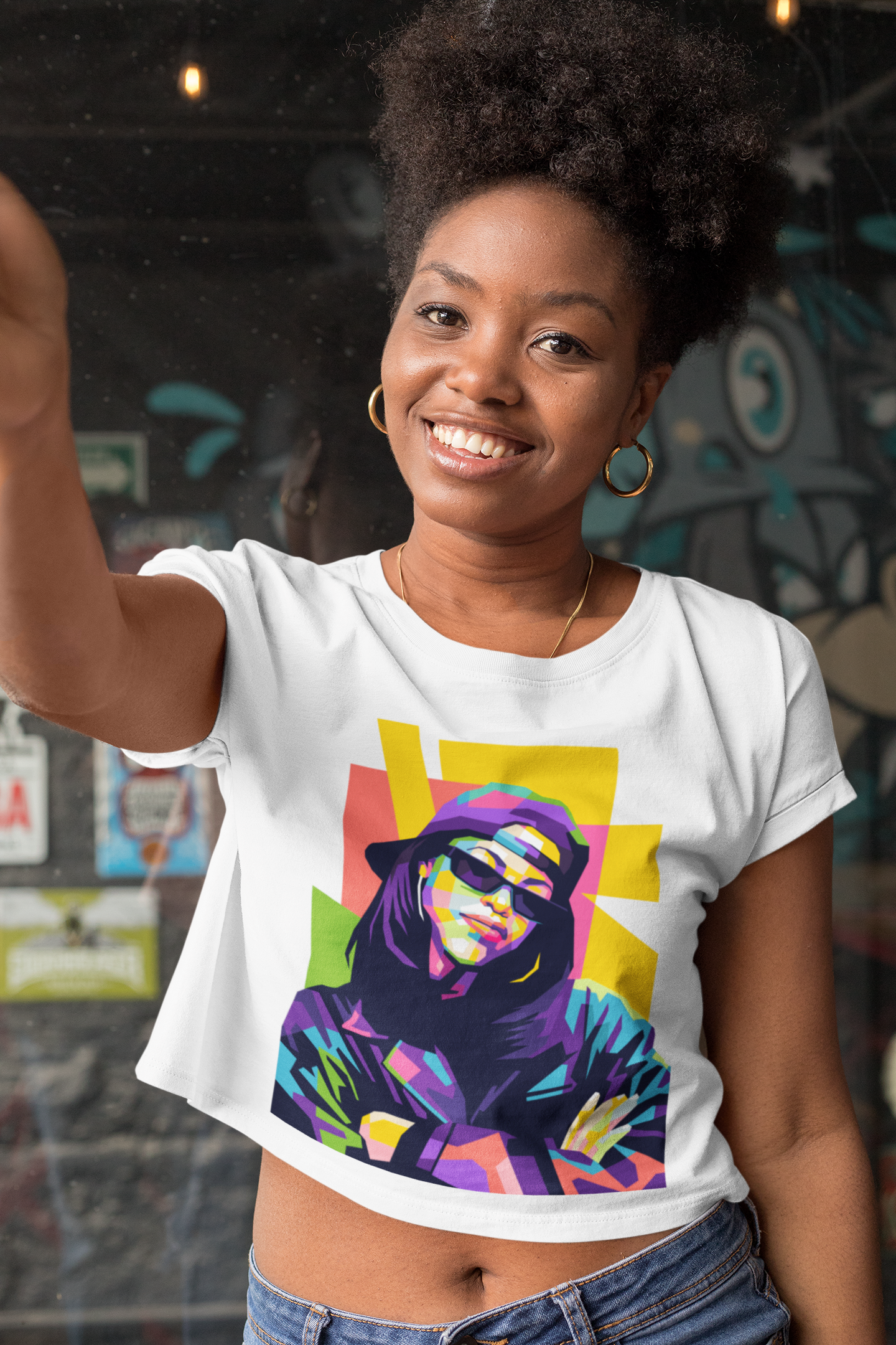 Aaliyah Pop Art Print – WPAP Digital Portrait