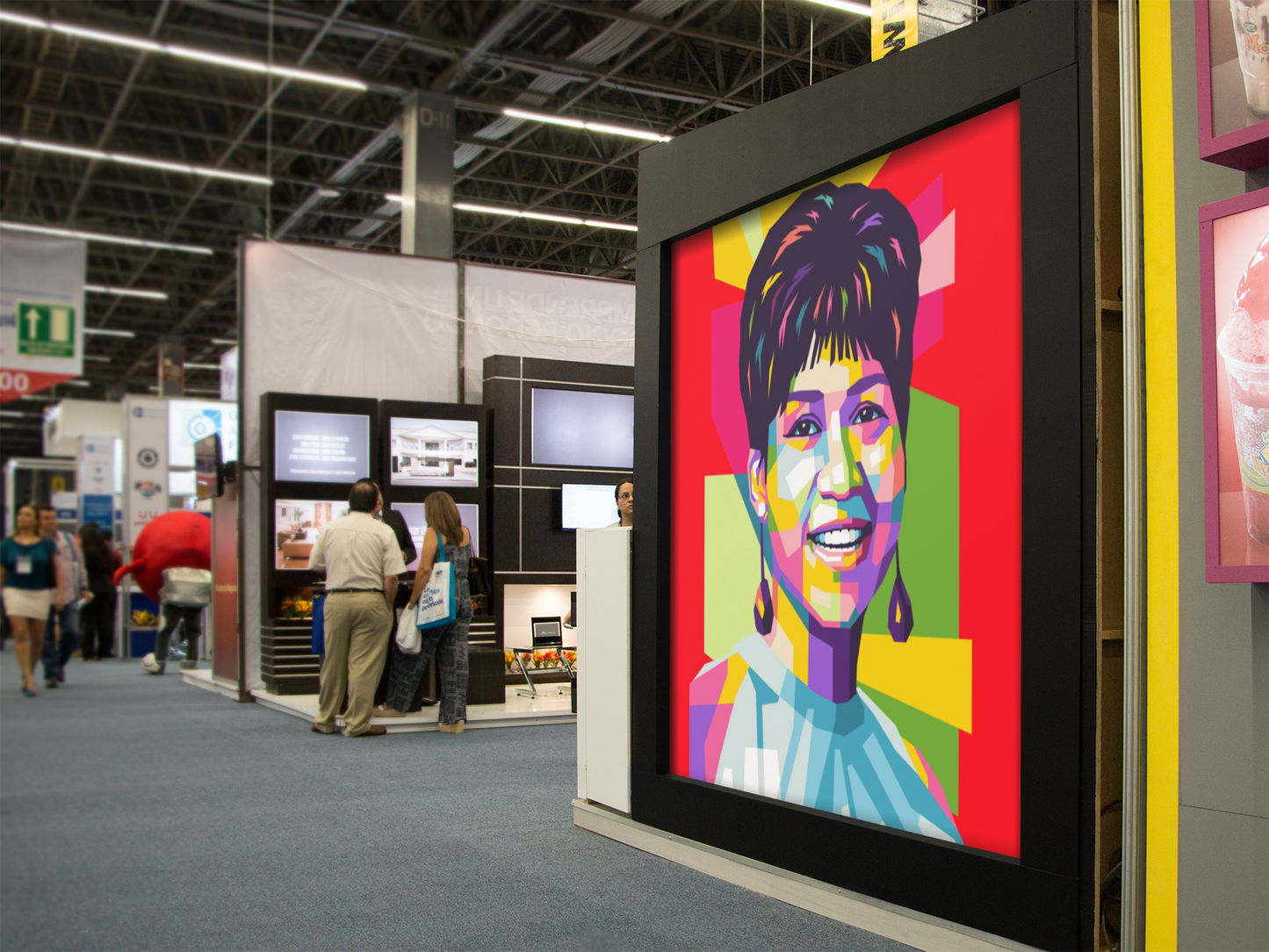 Aretha Franklin WPAP Digital Pop Art