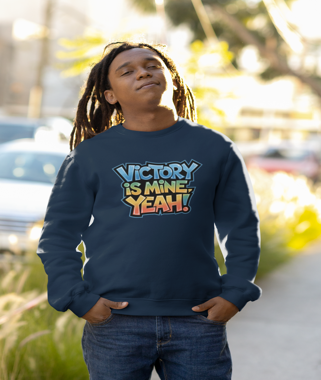 Victory is Mine Sweatshirt.– Inspired by viral gospel song 100% cotton unisex