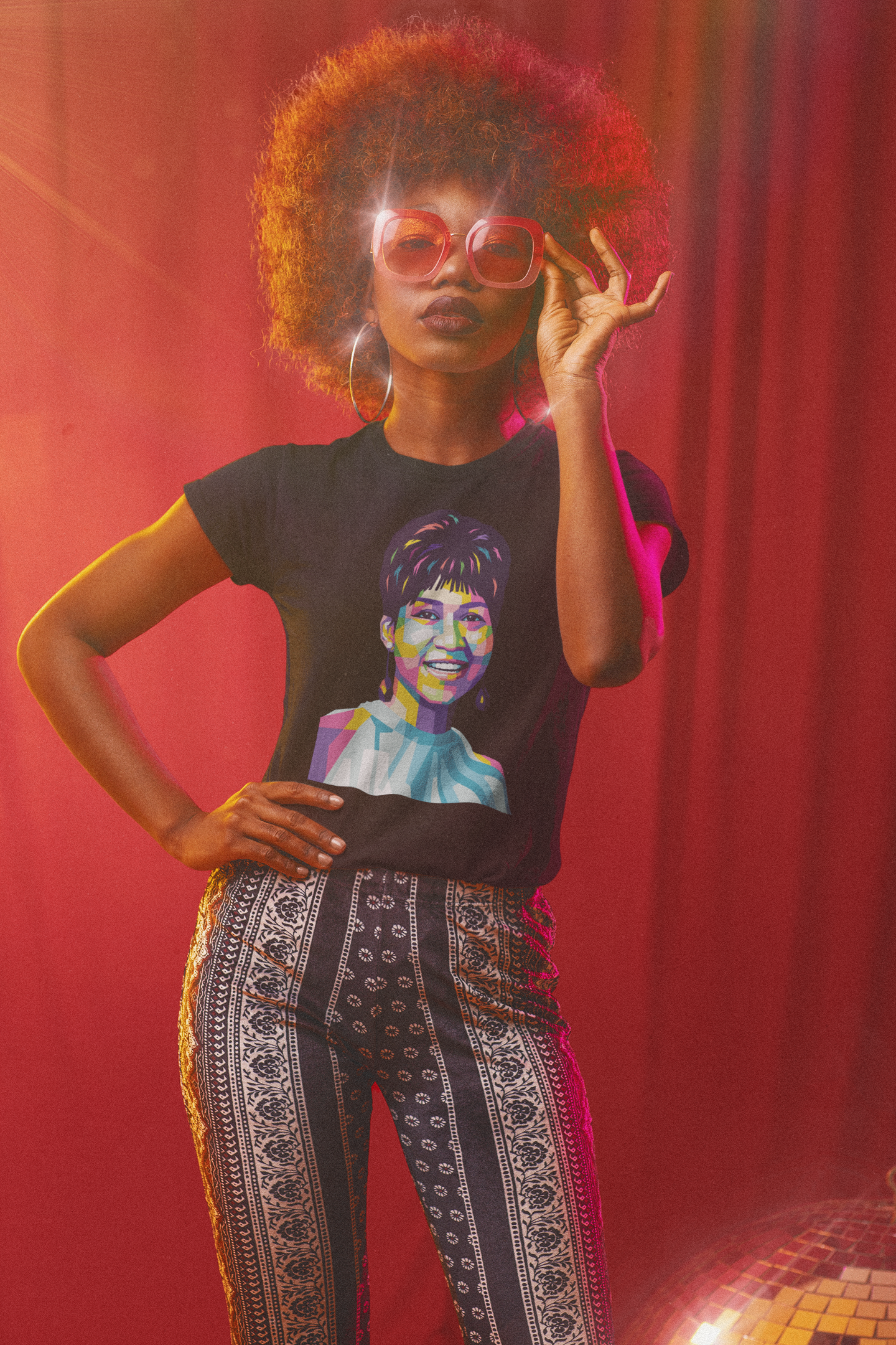 Aretha Franklin WPAP Digital Pop Art