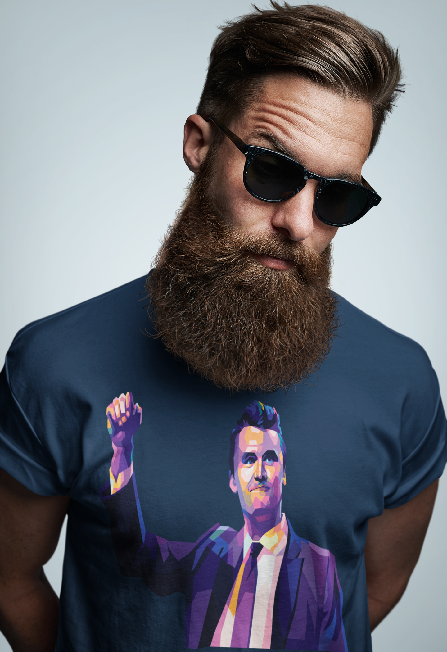 Charlie Kirk WPAP Digital Pop Art – Bold Geometric Portrait | Wall Art, Canvas, T-Shirt & Hoodie Apparel