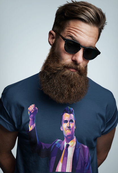 Charlie Kirk WPAP Digital Pop Art – Bold Geometric Portrait | Wall Art, Canvas, T-Shirt & Hoodie Apparel
