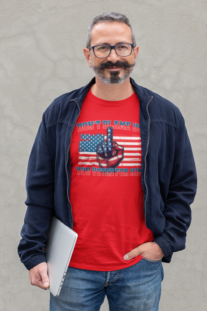 Don’t Blame Us, "FDT" Graphic Tshirt-Bold, Patriotic, and Unapologetic
