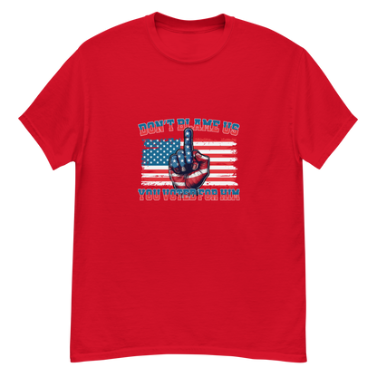 Don’t Blame Us, "FDT" Graphic Tshirt-Bold, Patriotic, and Unapologetic