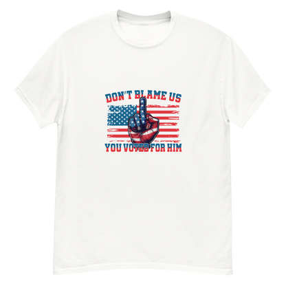 Don’t Blame Us, "FDT" Graphic Tshirt-Bold, Patriotic, and Unapologetic
