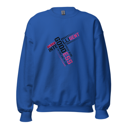 Black Intelligent Goddess Sweatshirt – Embrace Your Divine Legacy