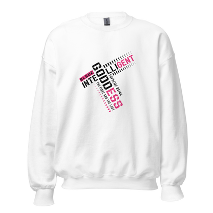 Black Intelligent Goddess Sweatshirt – Embrace Your Divine Legacy