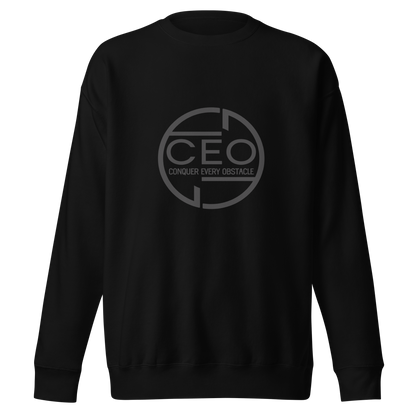 CEO (Conquer Every Obstacle) Sweatshirt – Hustle. Grind. Conquer. Succeed