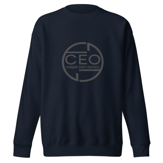 CEO (Conquer Every Obstacle) Sweatshirt – Hustle. Grind. Conquer. Succeed