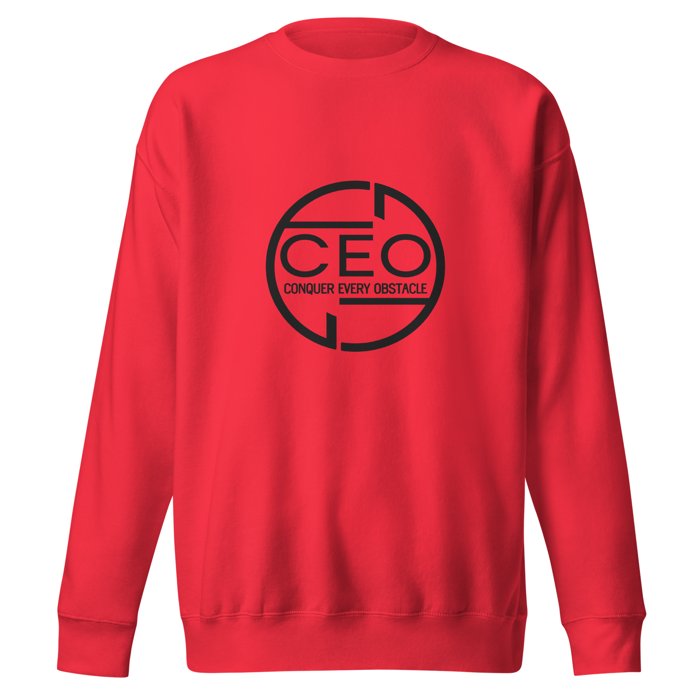 CEO (Conquer Every Obstacle) Sweatshirt – Hustle. Grind. Conquer. Succeed