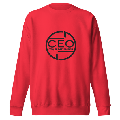 CEO (Conquer Every Obstacle) Sweatshirt – Hustle. Grind. Conquer. Succeed