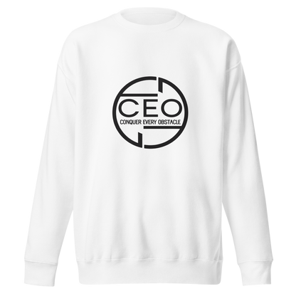 CEO (Conquer Every Obstacle) Sweatshirt – Hustle. Grind. Conquer. Succeed